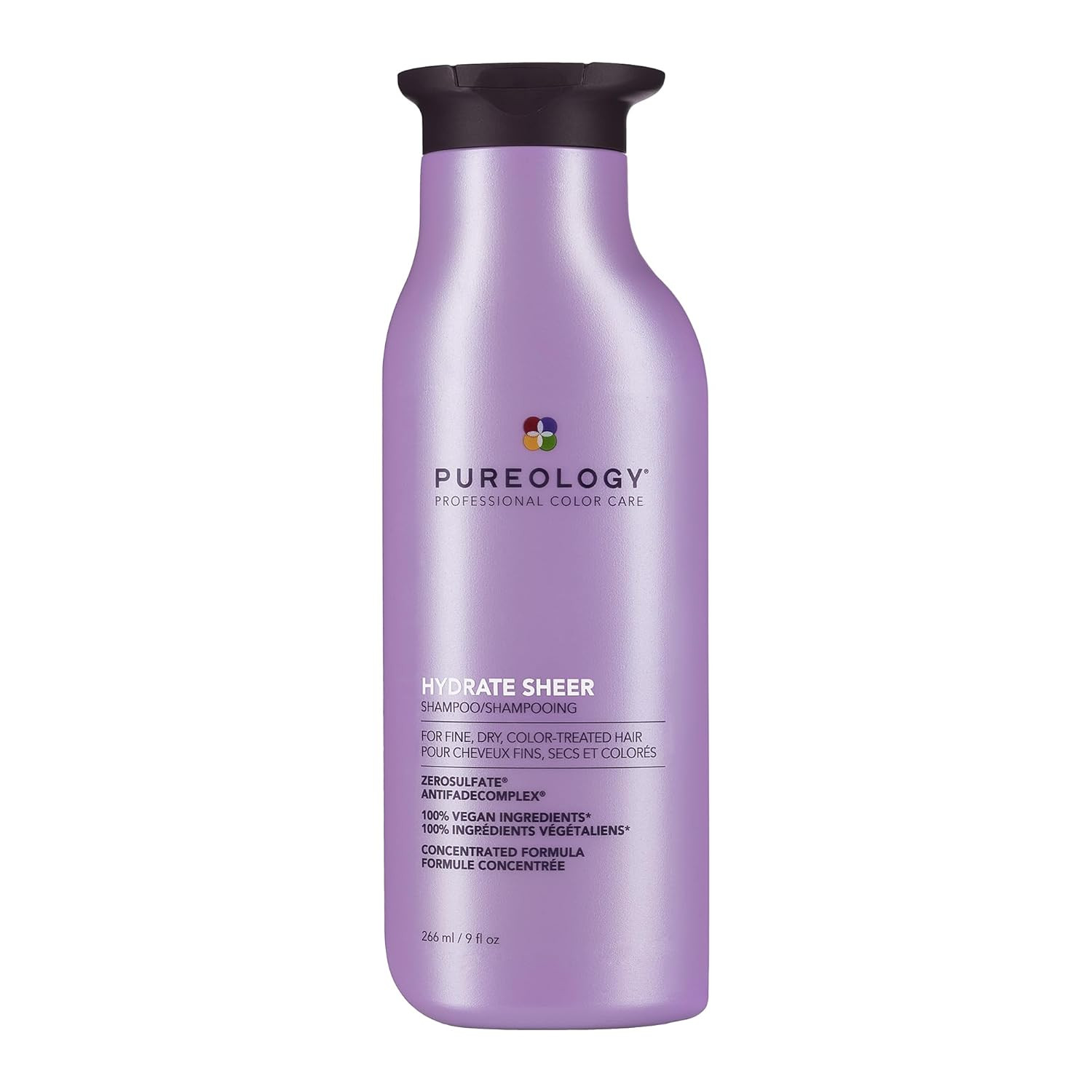 Pureology Hydrate Sheer Shampoo - Lightweight Hydrating Shampoo For Fine or Dry Color-Treated Hair, Silicone-Free & Vegan | Amazon (US)