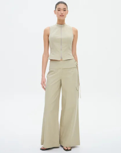 Low Rise Tie Detail Cargo Pant | Glassons (Australia)