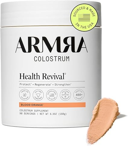 ARMRA Colostrum Powder | Blood Orange | Gut Health & Bloating | Skin & Hair | Immunity | Keto, Gl... | Amazon (US)