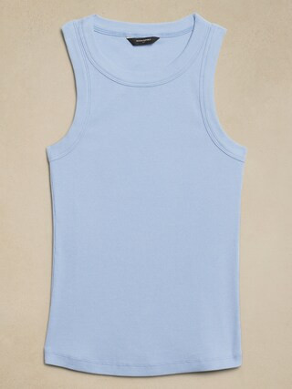 Ribbed Racer Tank | Banana Republic Factory