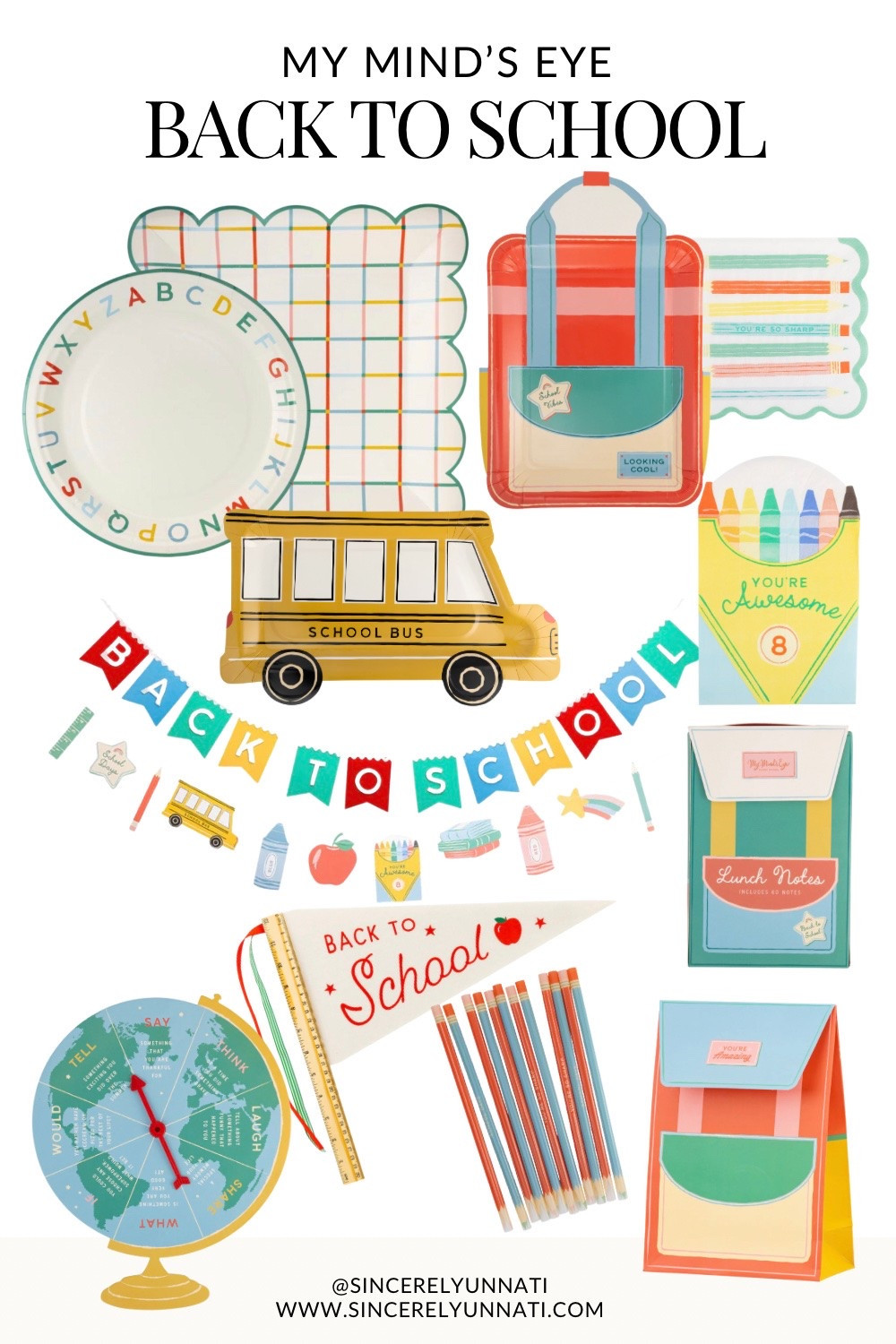 Back-to-school hosting just got a whole lot cuter! 🍎✏️ If you’re planning a first day of school breakfast, teacher appreciation surprise, or back-to-school party, this My Mind’s Eye collection is full of the sweetest details. From the school bus plates and alphabet plates to the lunch notes and adorable backpack treat bags, every piece makes celebrating the new school year extra fun! 📚💛 …and those straws!! 😍

Everything is linked here for easy shopping!

back to school decor, first day of school ideas, back to school party, school breakfast ideas, teacher gift ideas, classroom party decor, My Mind’s Eye, school bus party, alphabet party supplies, lunch box notes, teacher appreciation, kids school celebration, back to school tablescape, school-themed party decorations, mom finds, classroom decor inspiration, first day of school essentials, LTK finds, family lifestyle, kids party inspiration. @mymindseye

#LTKmomlife #LTKKids #LTKSaleAlert