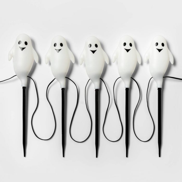 5ct Incandescent Ghost Halloween Novelty Path Lights - Hyde &#38; EEK! Boutique&#8482; | Target