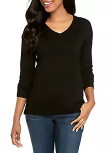 Long Sleeve V Neck Sweater | Belk