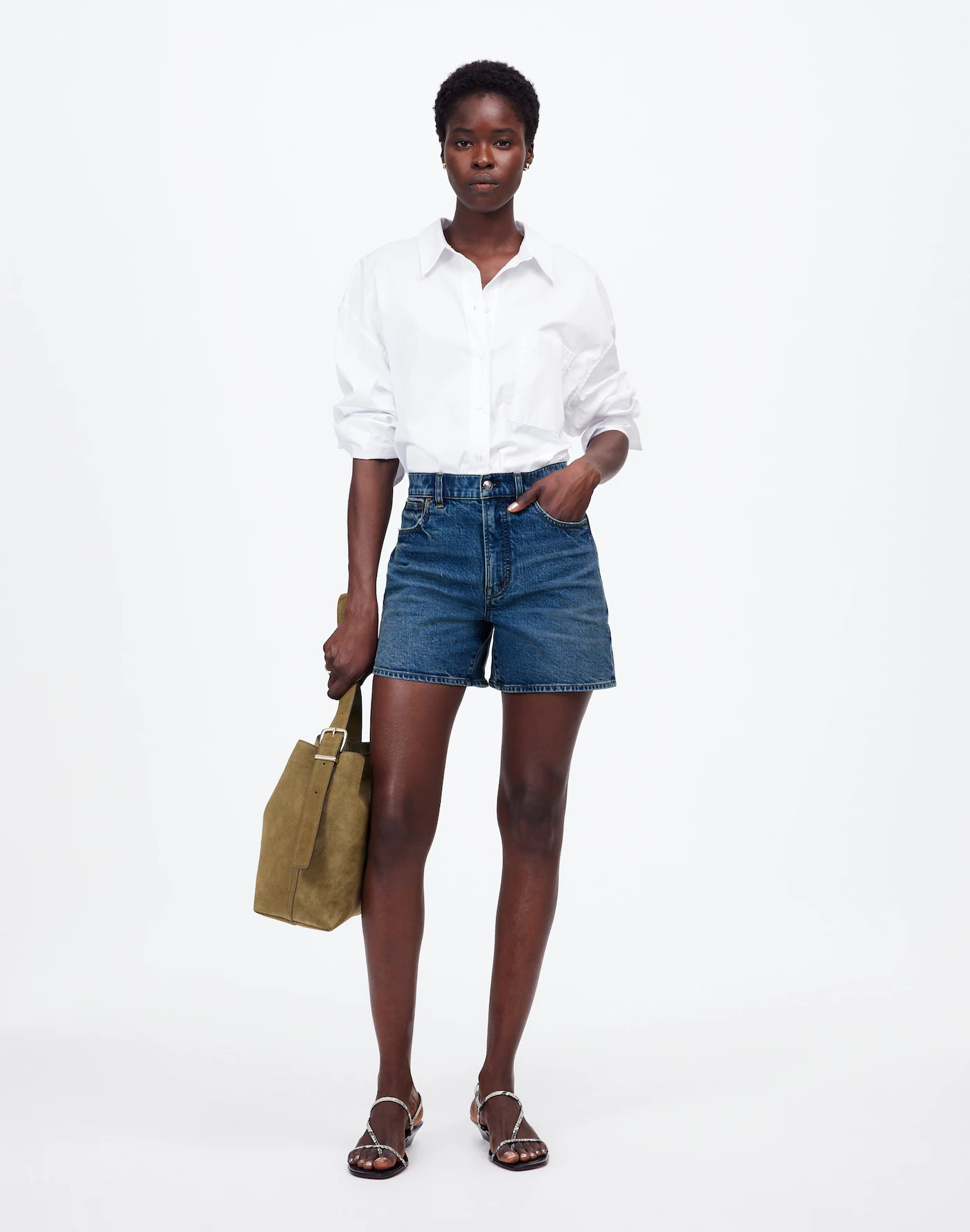 The Perfect Vintage Mid-Length Jean Short | Madewell