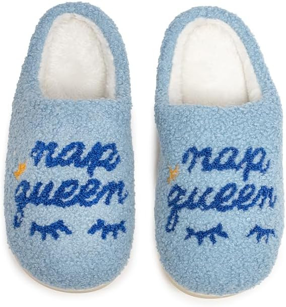 Living Royal Plush Slippers, Cozy Non-Slip Rubber Sole, Soft 100% Polyester, Silly Funny Comforta... | Amazon (US)