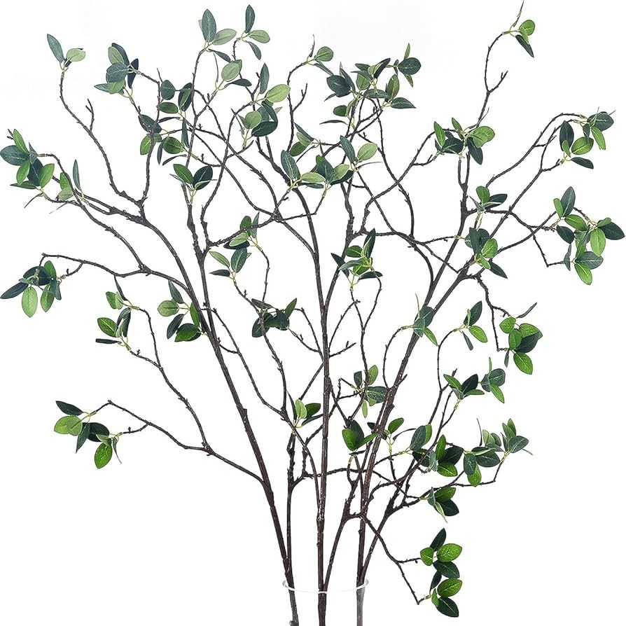 SzJias Artificial Branches for Vase Faux Stems Greenery Plant Stems for Vase Fake Tree Branches (... | Amazon (US)