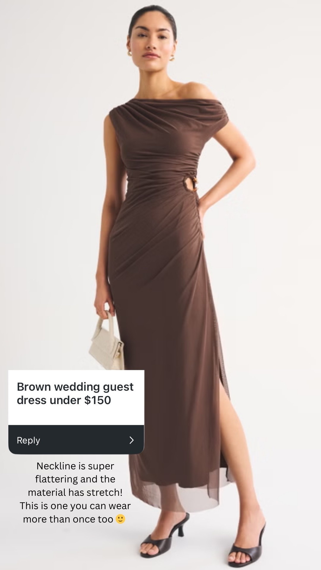 Wedding guest dress under $150 🤎

summer wedding guest dress, brown wedding guest dress, brown dress, summer dress, cocktail dress, event dress, Abercrombie dress, maxi dress

#LTKSeasonal #LTKWedding