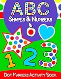 Dot Markers Activity Book: Learn the Alphabet A to Z, Numbers 1-10, and Shapes | Dot Coloring Boo... | Amazon (US)