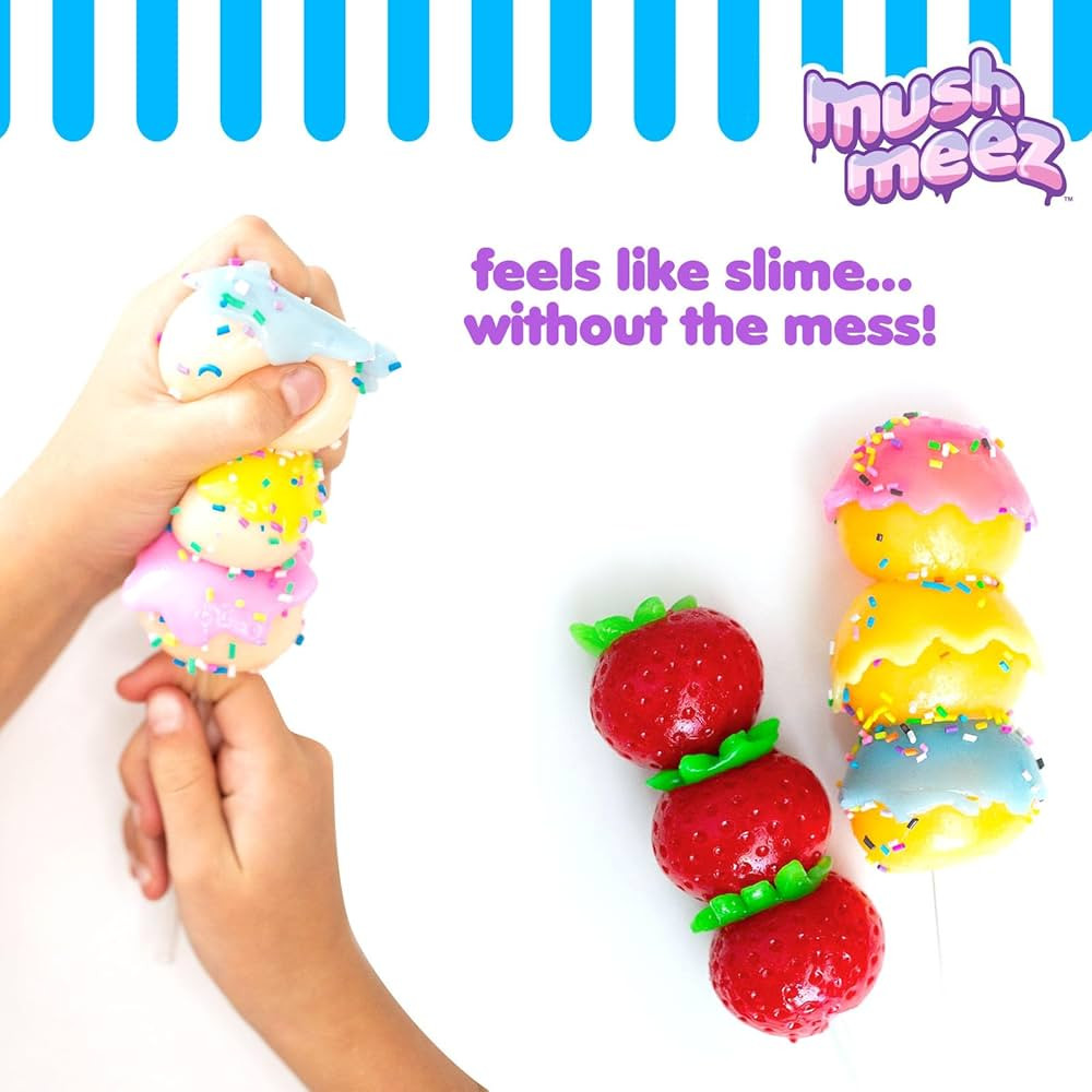 Taba Squishy Sweet Friends - 3 Taba Squishies on a Stick - Squish, Squeeze, Great for Stress Reli... | Amazon (US)