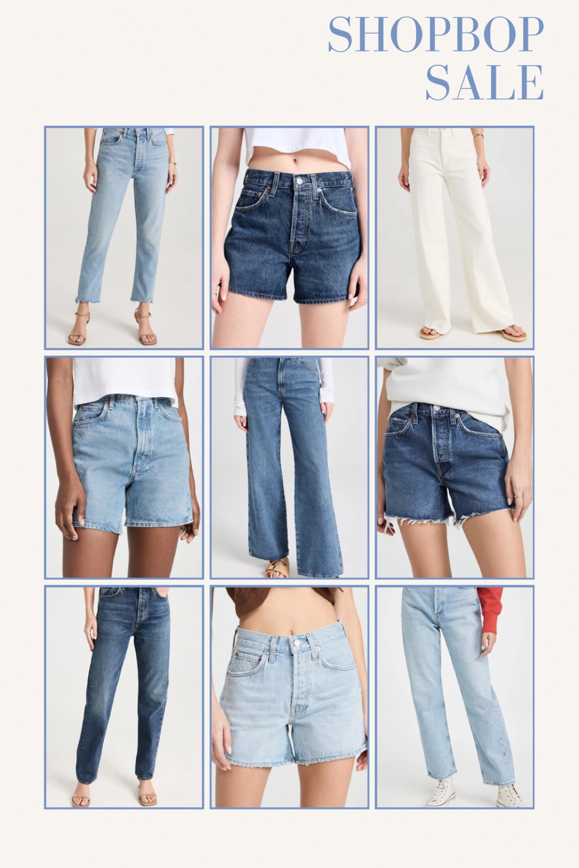 Favorite denim from shopbop sale. Code  SPRING20 for 20% off 

#LTKstyletip #LTKSeasonal #LTKsalealert