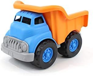 Green Toys Dump Truck, Blue/Orange - Pretend Play, Motor Skills, Kids Toy Vehicle. No BPA, phthal... | Amazon (US)