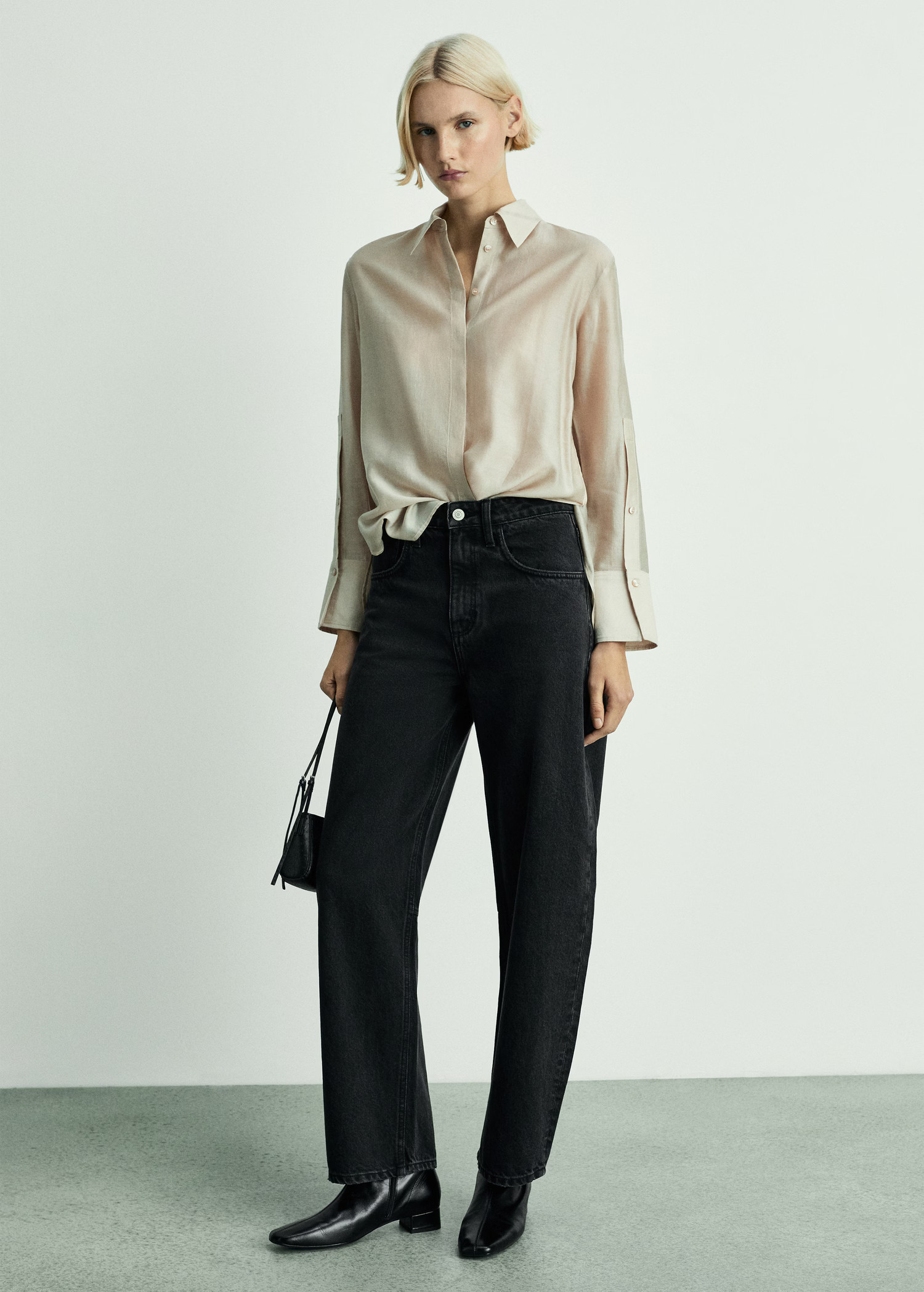 Bet high-rise balloon jeans - Women | MANGO USA | Mango (US/MX/AU)