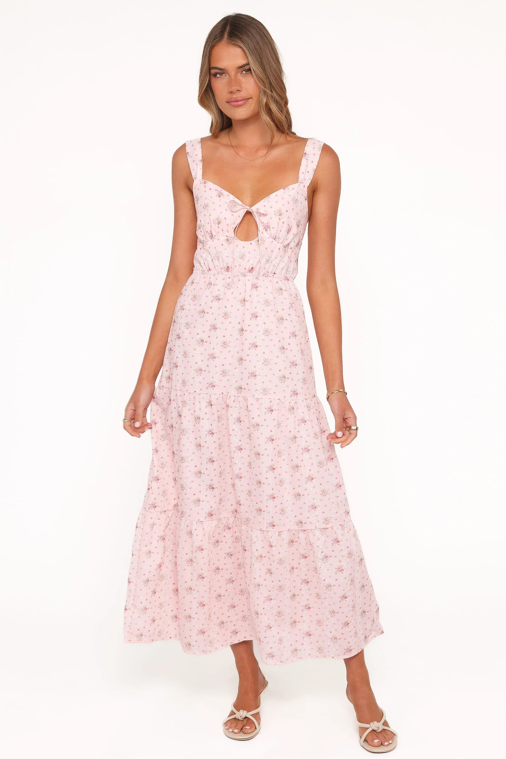 Kendra Maxi Dress - Pink Floral | Petal & Pup (US)