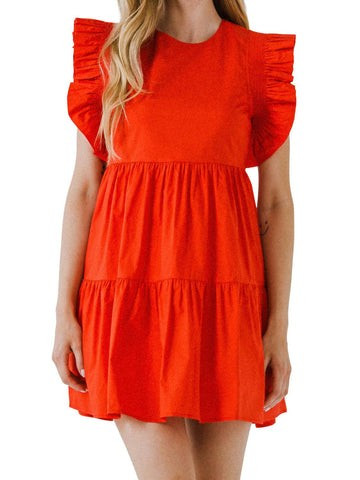 Ruffled Babydoll Mini Dress | Lord & Taylor