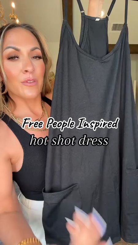 free people inspired hot shot dress on amazon is definitely worth the hype!  Saved in Amazon under June Finds  ##amazonhotshotdress##summerdress##freepeopleinspired##freepeopledoop##hotshotdress