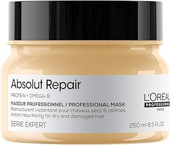 L'Oréal Professionnel Paris Absolut Repair Hair Mask - Nourishing Protein Treatment, Hydrates, R... | Amazon (US)