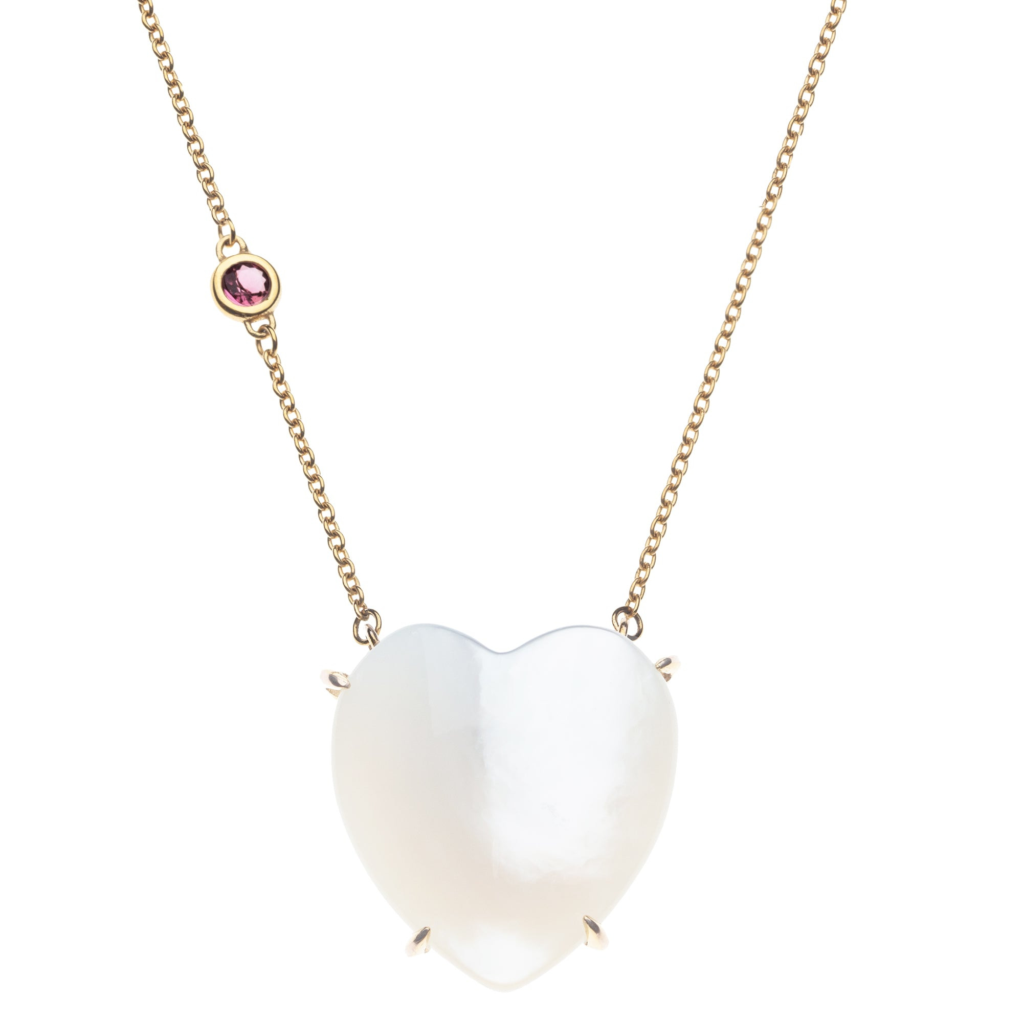LOVE Shell Carved Heart Pendant with Gold Setting SALE | Jane Win
