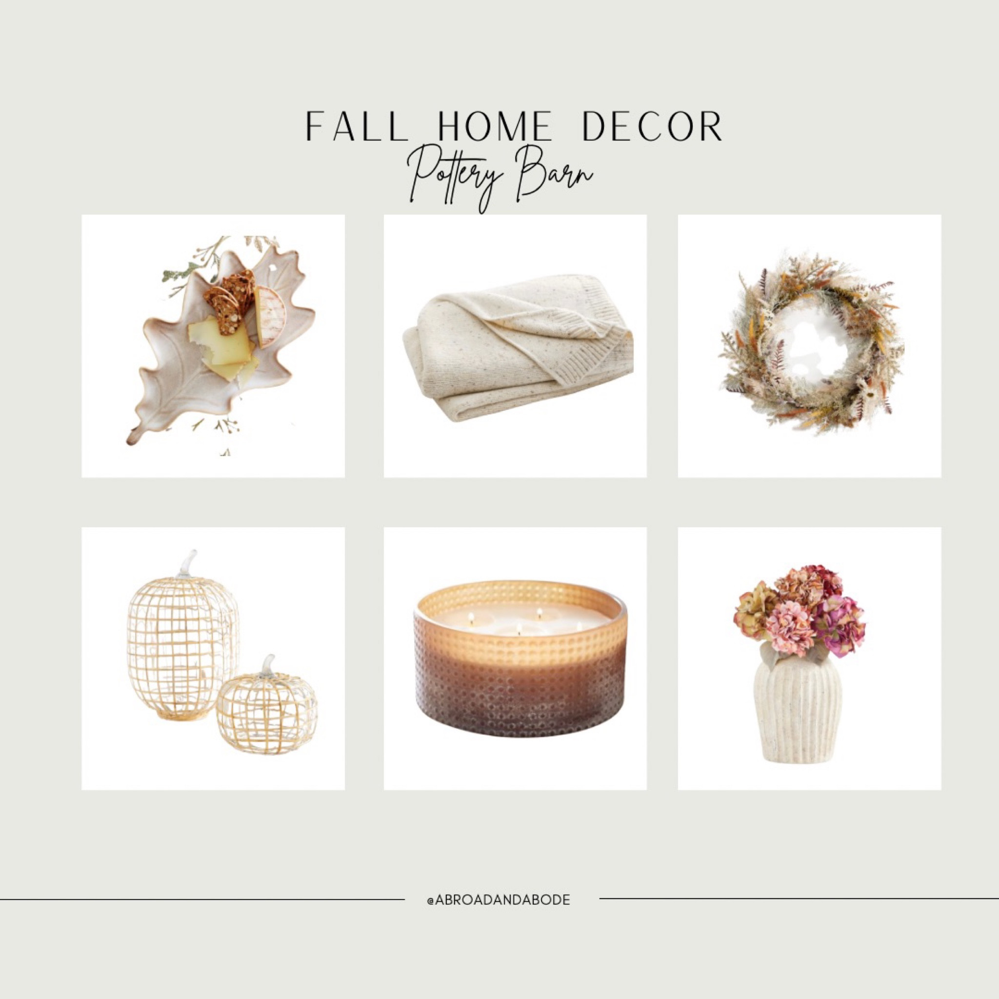 Fall Home Decor from Pottery Barn! Grab your must-haves sooner rather than later!

Fall home decor, vases, fall stems, fall wreath, fall florals, fall decor, autumn decor, fall candles, fall serving ware, Pottery Barn finds, pumpkins, blankets, fall pillows

#LTKunder50 #LTKhome #LTKSeasonal