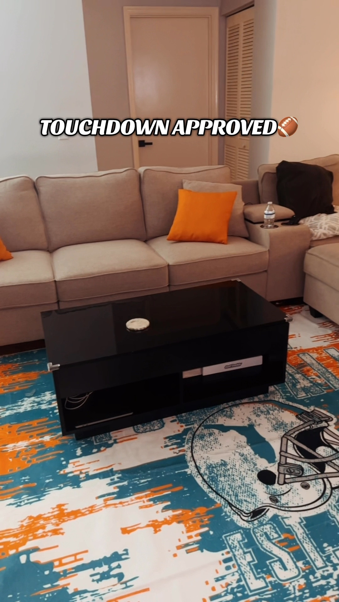 Turning our living room from bare floors to football season ready 🏈✨ This Miami-inspired upgrade instantly sets the game day mood—who else is counting down to kickoff?

#nfl #footballdecor #footballseason #home #amazon

#LTKParties #LTKSaleAlert #LTKHome