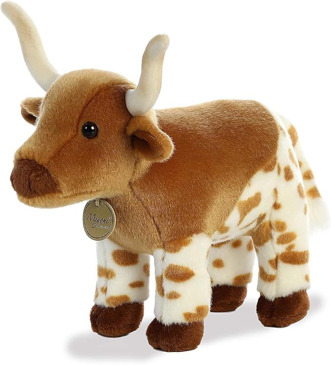 Aurora® Realistic Miyoni® Longhorn Stuffed Animal - Lifelike Detail - Cherished Companionship -... | Amazon (US)