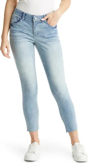 Wit & Wisdom 'Ab'Solution Sol Skimmer Raw Hem Ankle Jeans | Nordstrom | Nordstrom