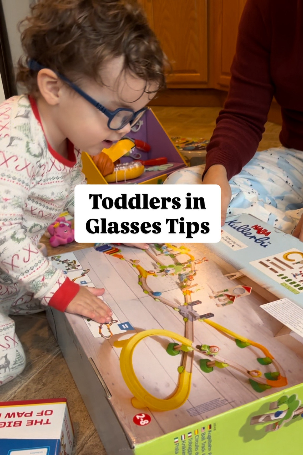 Products that helped our 2.5 year old adjust to wearing glasses! 