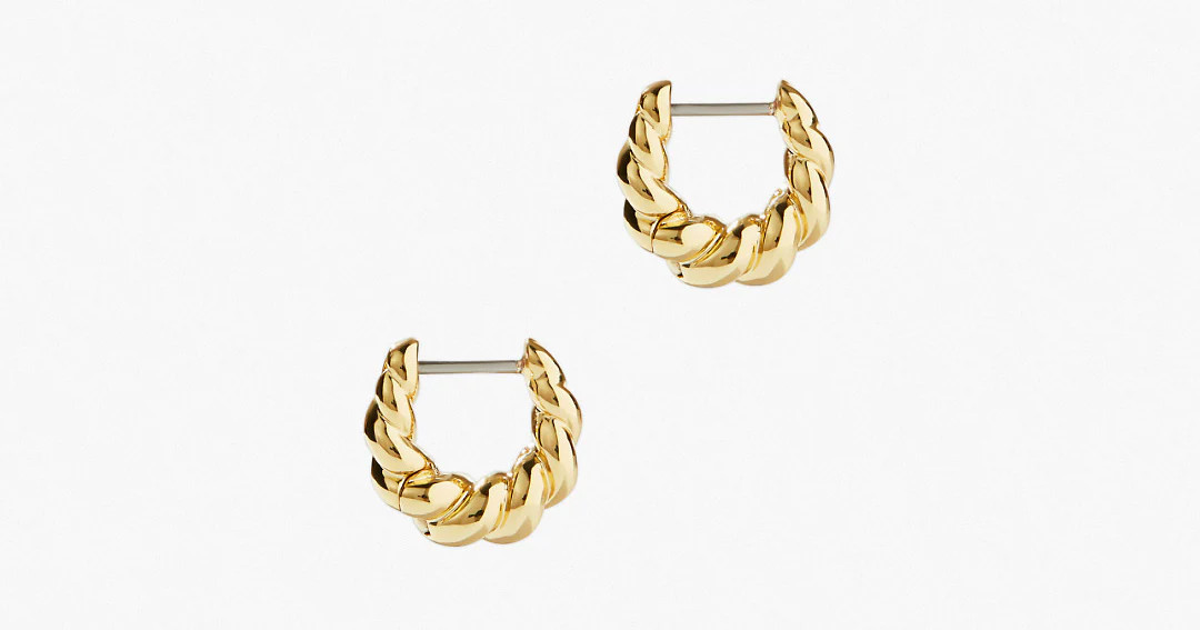 Twisted Hoop Earrings - Paris Mini | Ana Luisa