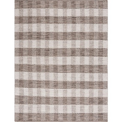 Kilim KLM351 Hand Woven Indoor Area Rug - Light Grey/Brown - 8'x10' - Safavieh | Target