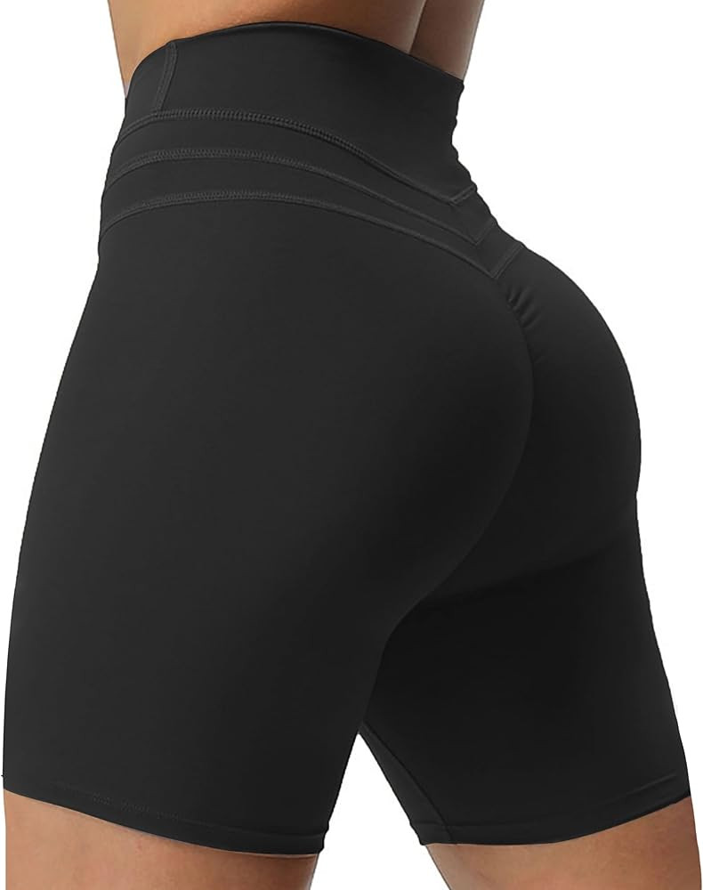 Aoxjox Luna Workout Biker Shorts for Women Tummy Control High Waisted Exercise Athletic Gym Runni... | Amazon (US)