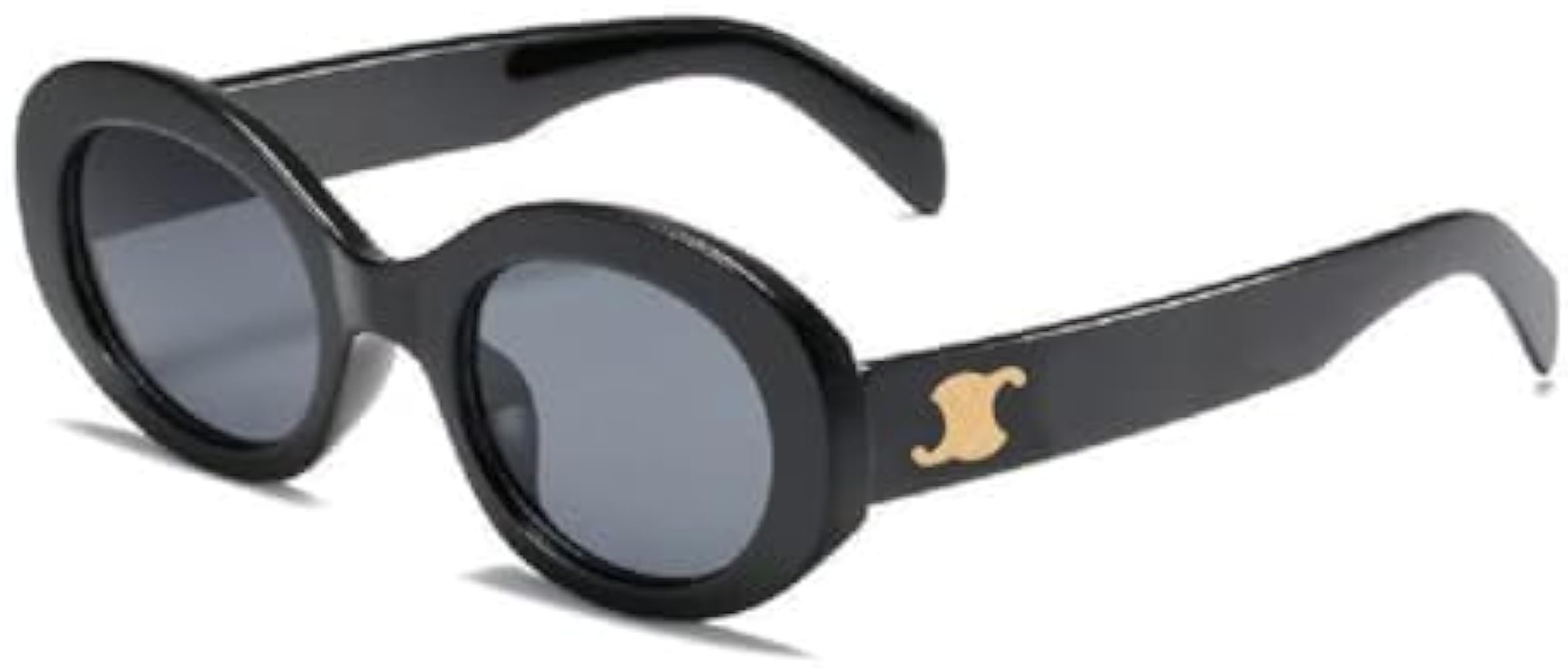 MOLERFO Y2K Vintage Black Round Frame Sunglasses Perfect for Both Men and Women Rocking The Athle... | Amazon (US)