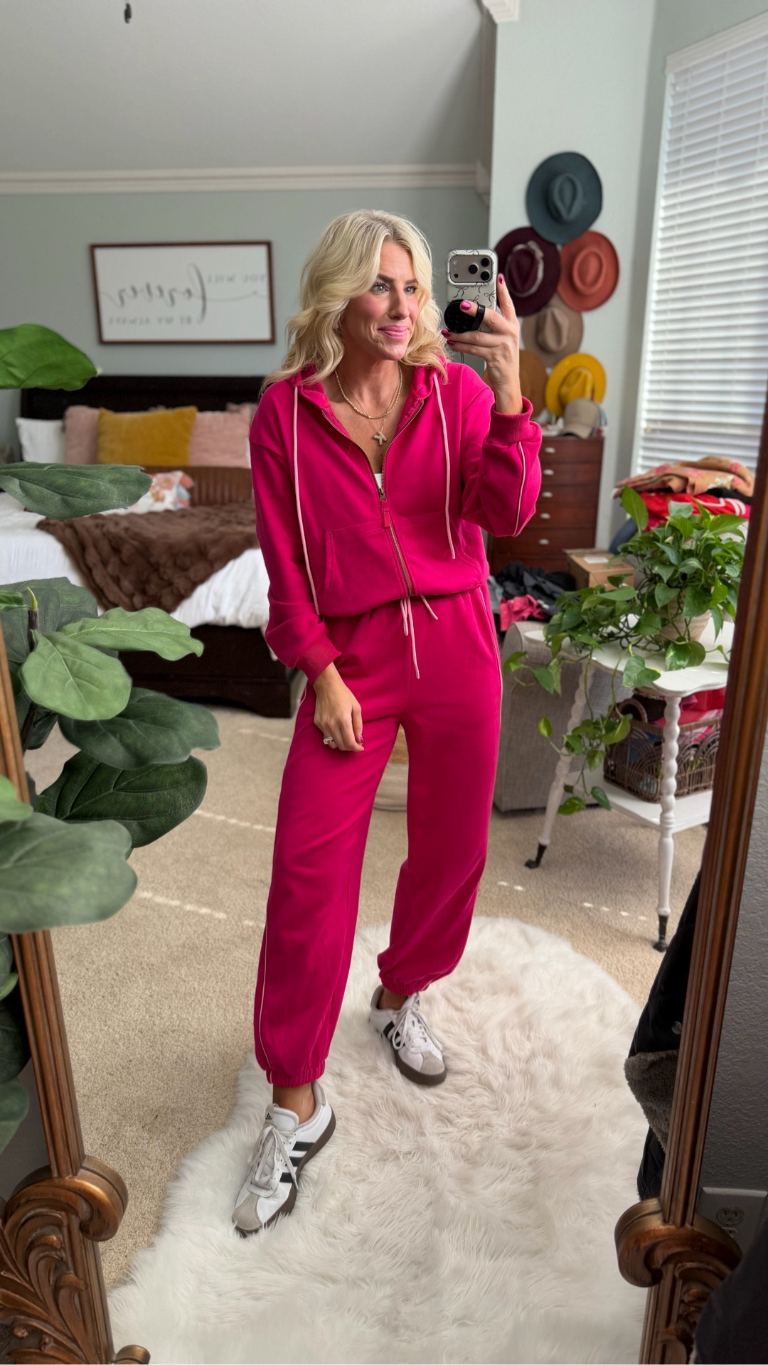 Travel OOTD 
A must have zip front hoodie and Demi barrel sweatpants set 
Comes in tons of colors
Super cute for sports moms


#LTKTravel #LTKmomlife #LTKOver40
