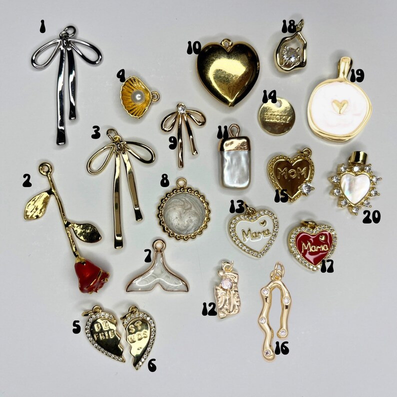 Charm Necklace - Etsy | Etsy (US)