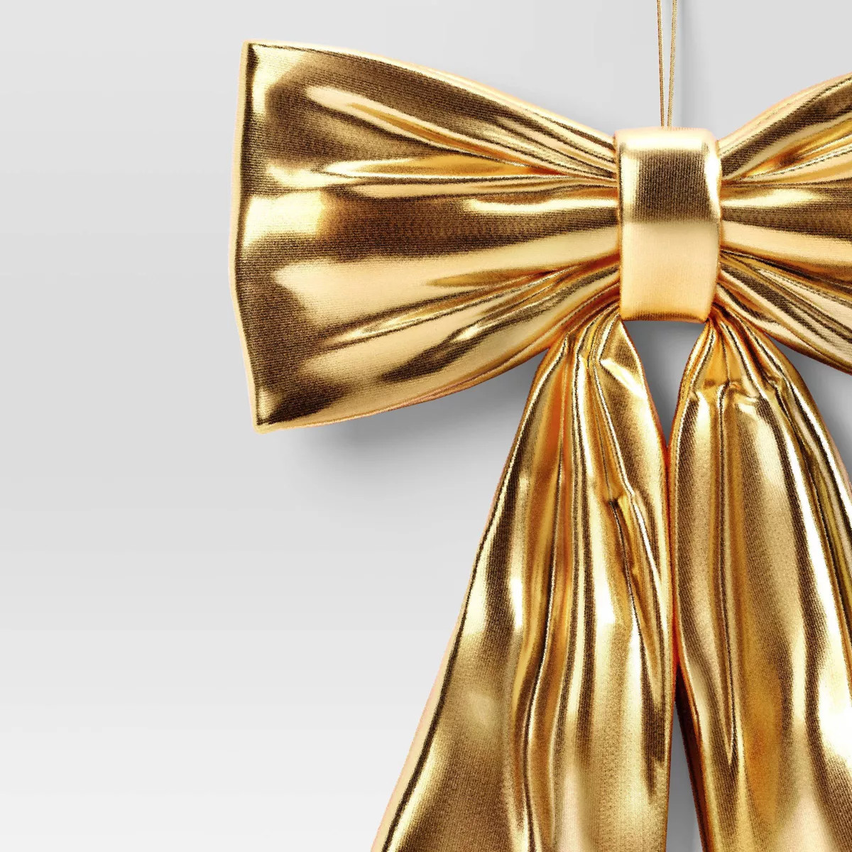 20" Christmas Metalic Bow Gold - Wondershop™ | Target