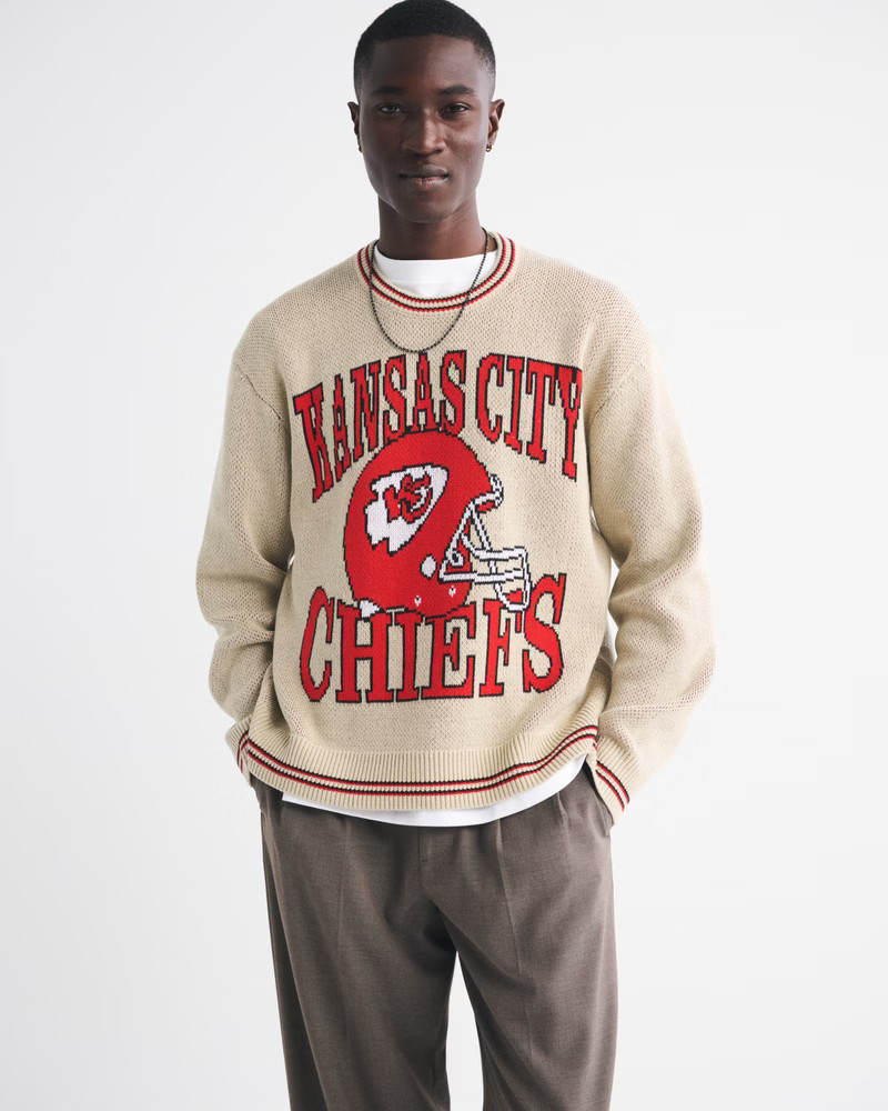 Kansas City Chiefs Crew Sweater | Abercrombie & Fitch (US)
