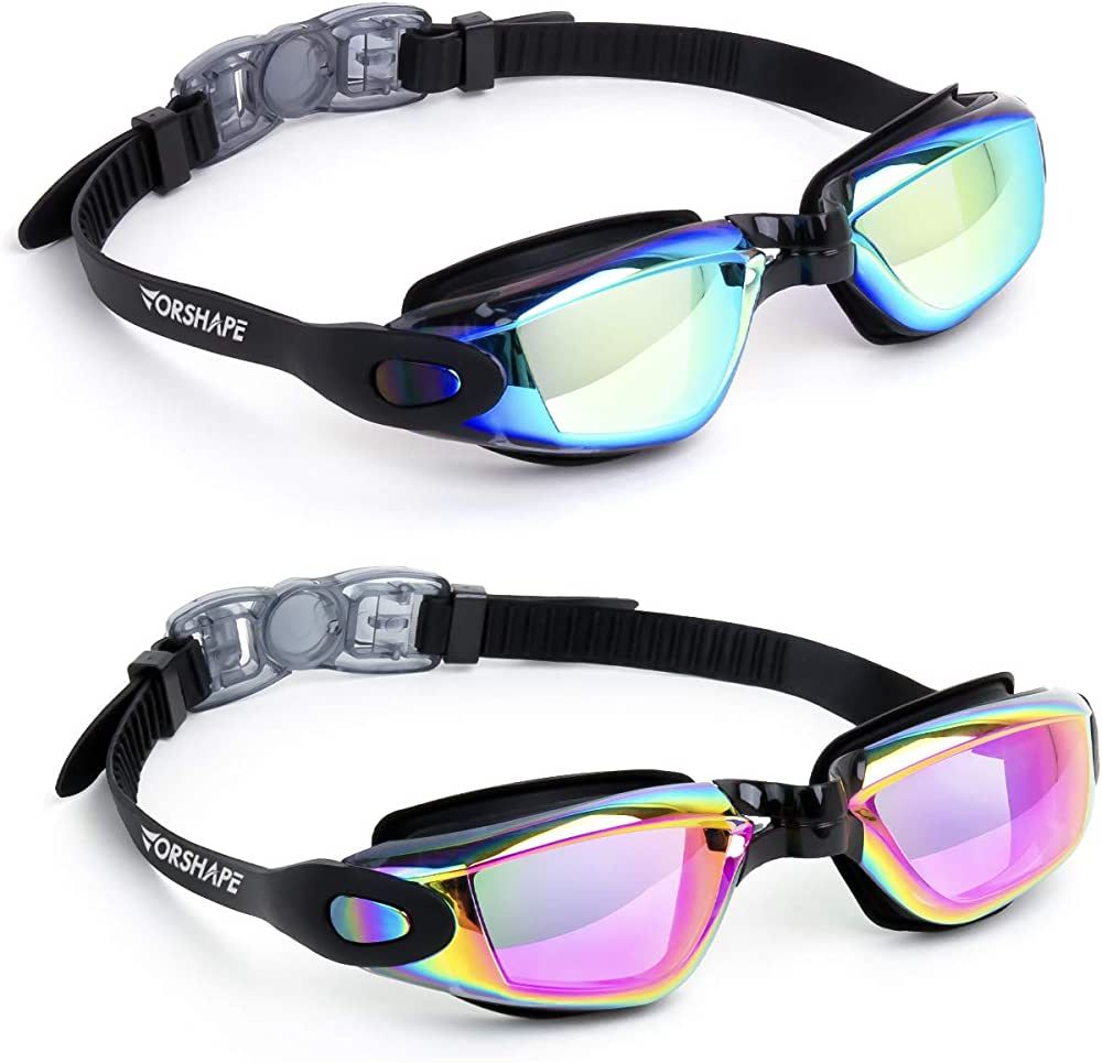 Vorshape Swim Goggles Pack of 2 Swimming Goggle No Leaking Adult Men Women Youth | Amazon (US)
