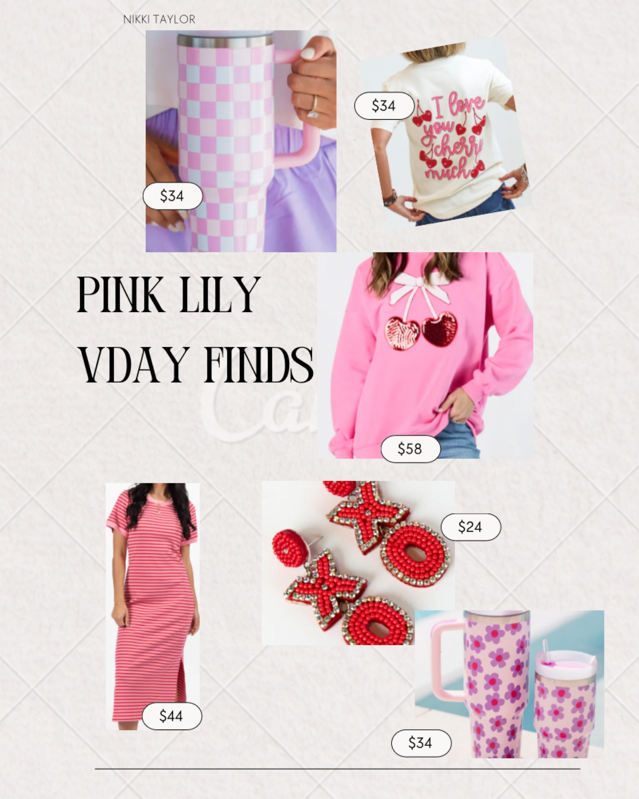 Pink lily Valentines Day finds #pinklily #vday #valentinesday #tumbler #cutecup #cherry #pinklilystyle #accessorygoals

#LTKFindsUnder50