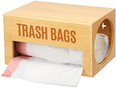 Libreshine Garbage Bag Dispenser Roll Holder, Trash Bag Dispenser Organizer Under Sink, Wall Moun... | Amazon (US)