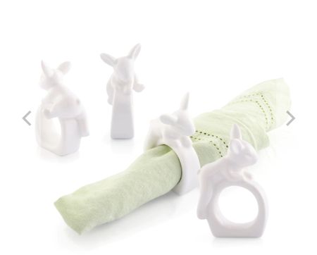 These are the cutest bunny napkin rings. Perfect for your Easter or Spring tablescape.

#LTKhome #LTKSpringSale #LTKSeasonal
