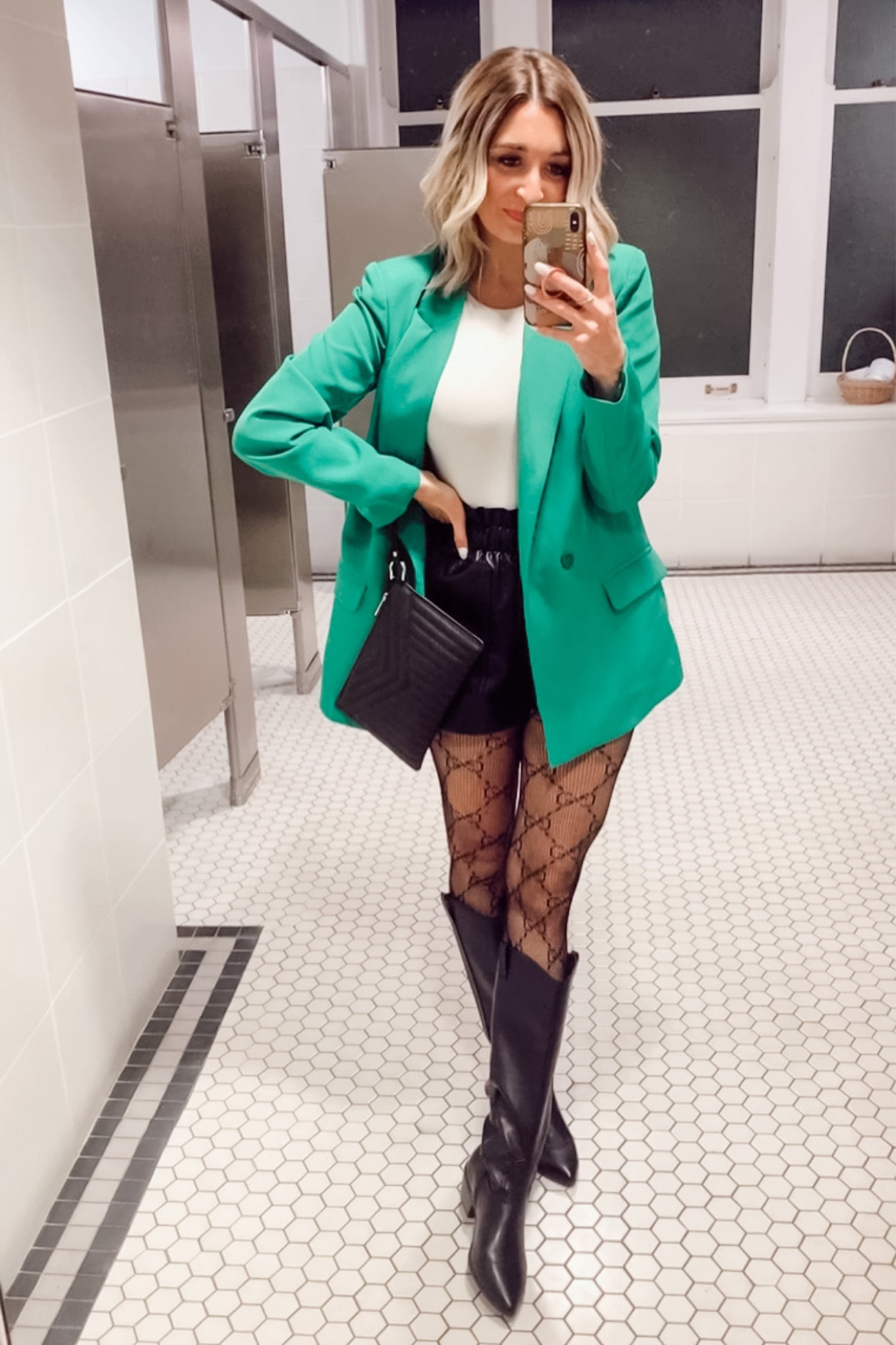 Holiday date night look! 
Blazer is from a local KC boutique but I found a similar one on Amazon. 

#LTKunder100 #LTKHoliday #LTKstyletip