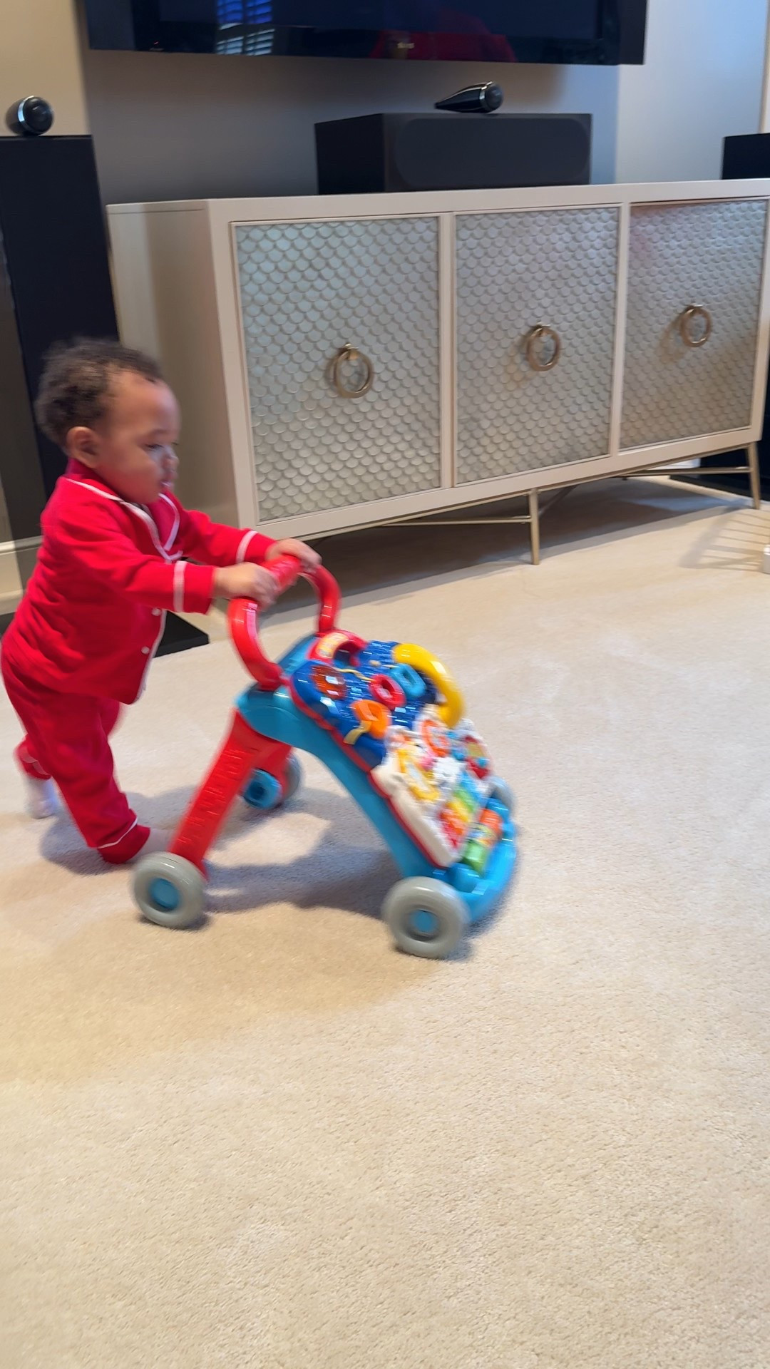 My 10 month old LOVES his walker 