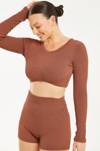 Lounge Long Sleeve Mahogany | Booty by Brabants