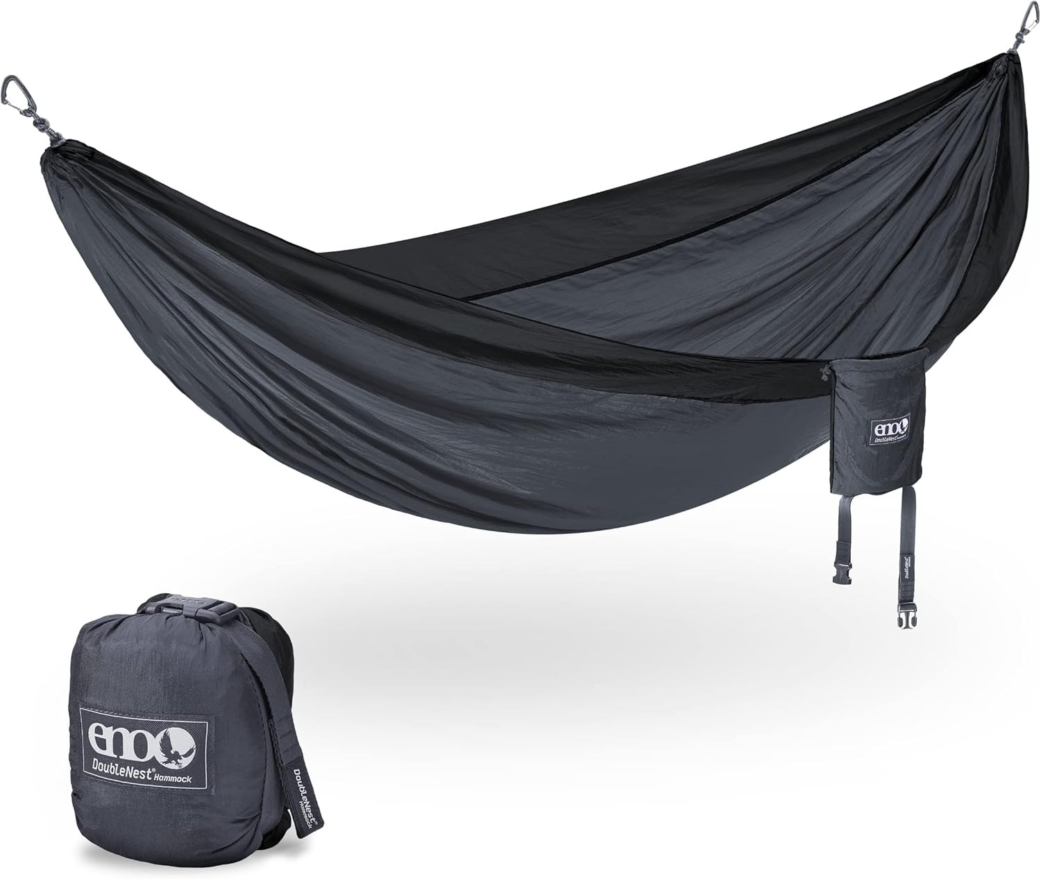 ENO DoubleNest Hammock - Lightweight, Portable, 1 to 2 Person Hammock - for Camping, Hiking, Back... | Amazon (US)