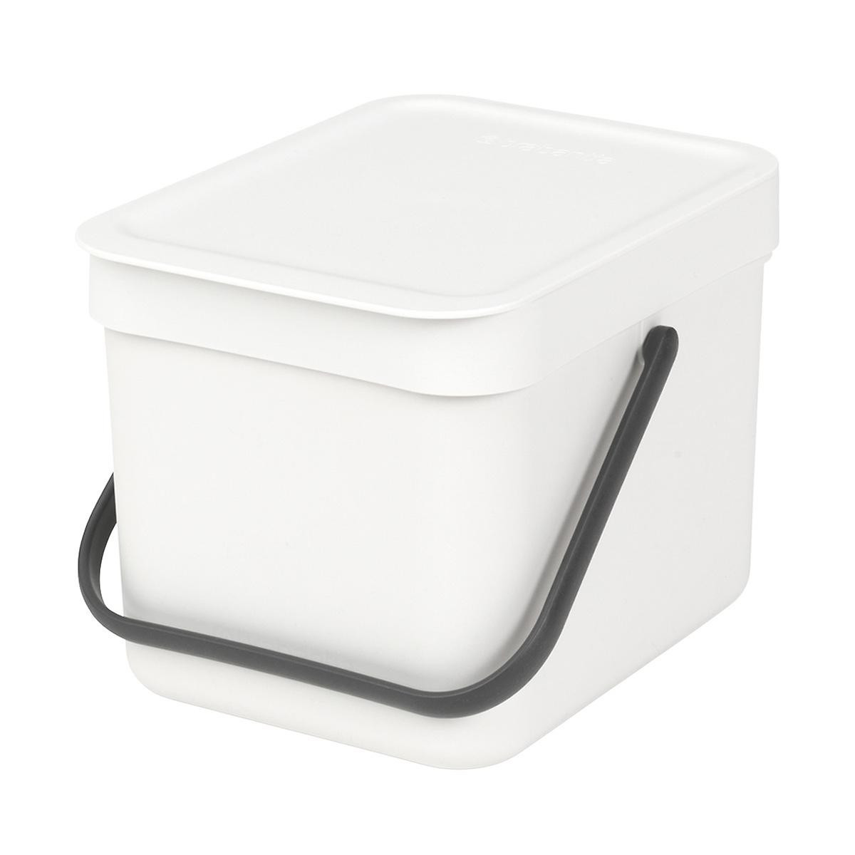 Brabantia 1.6 gal./6L Sort & Go White | The Container Store
