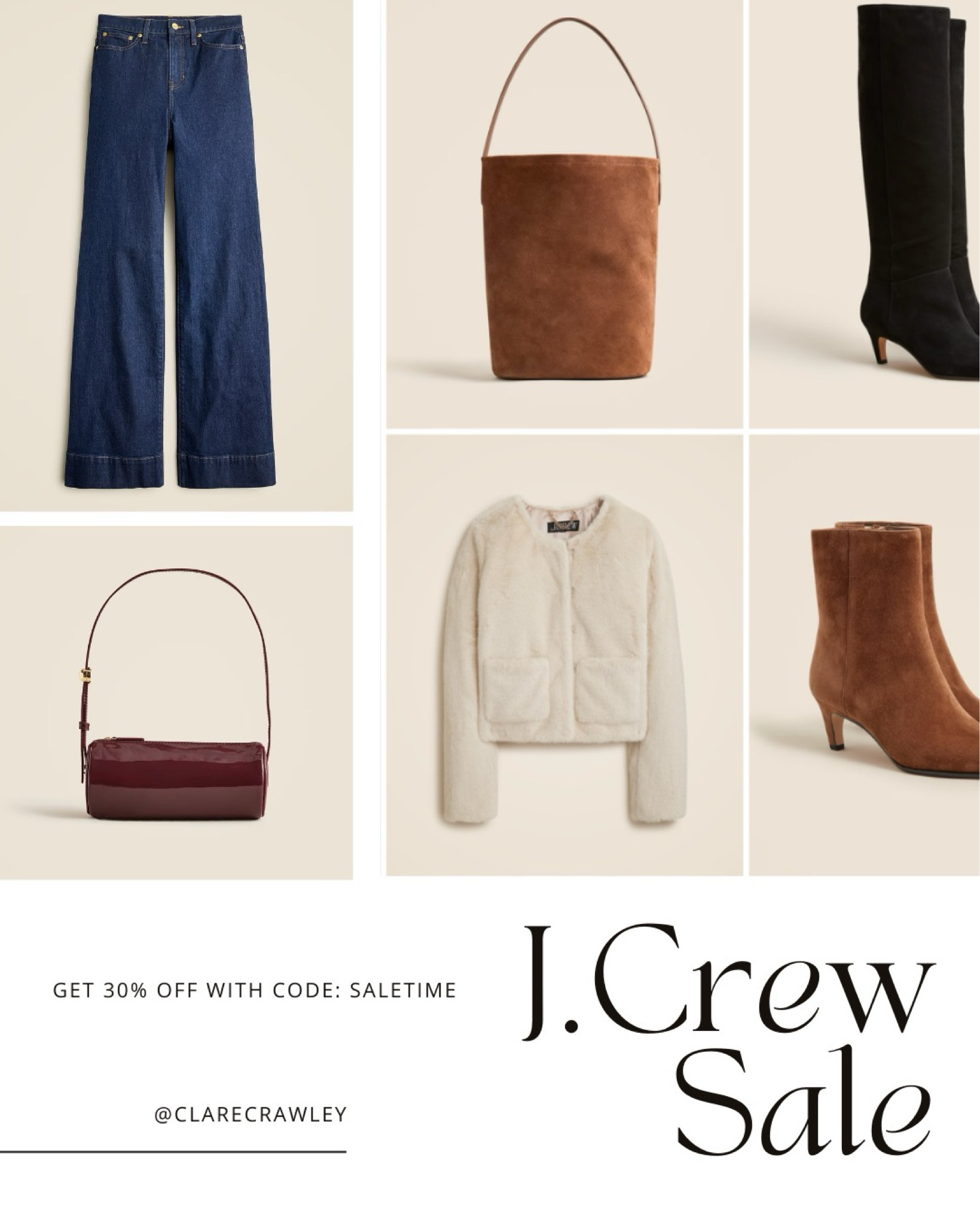 30% off J.Crew items with code SALETIME

#LTKStyleTip