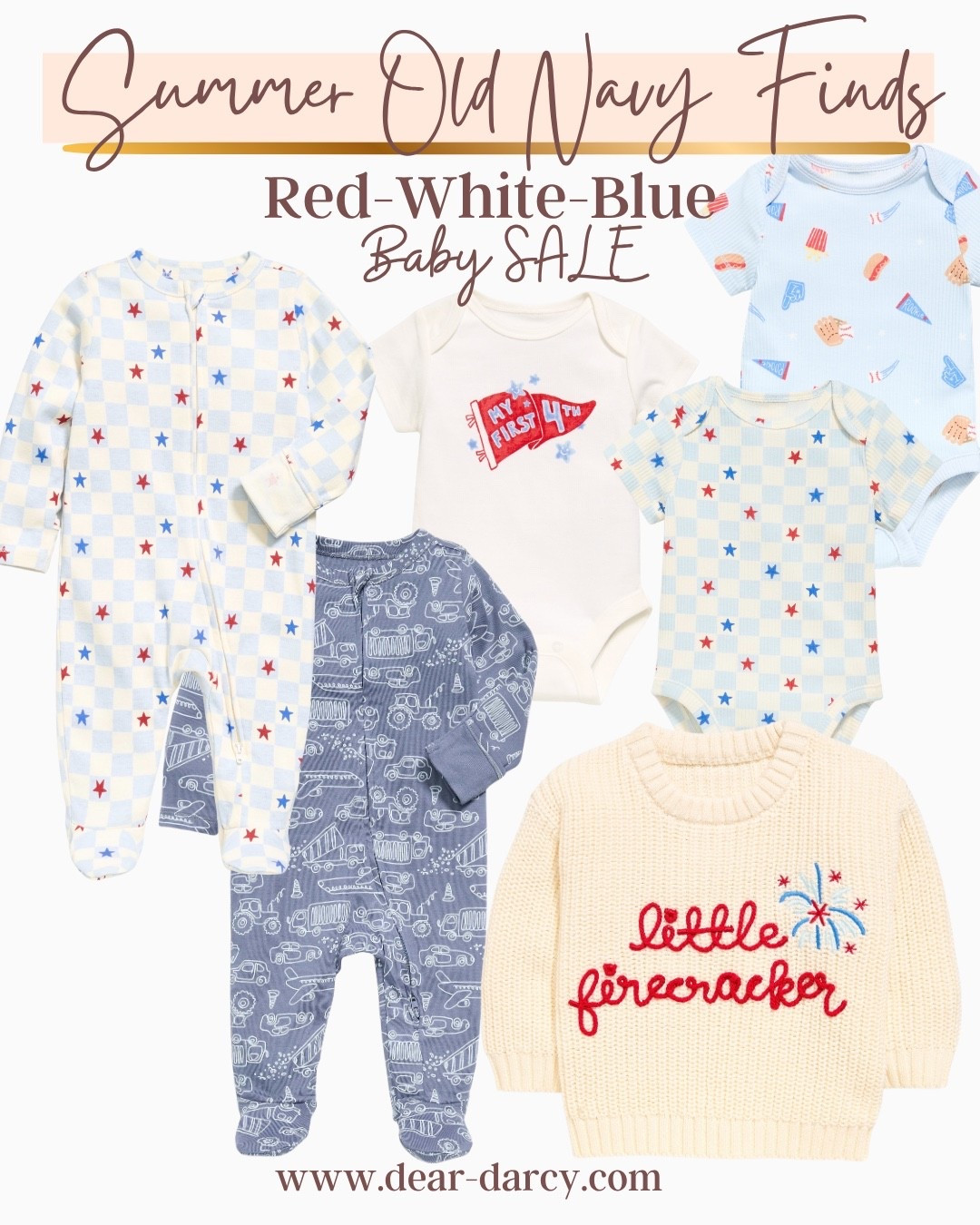 Summer old navy finds

Baby red white and blue!

Sale
Onesie, sleepers shorts

#LTKSaleAlert #LTKBaby
