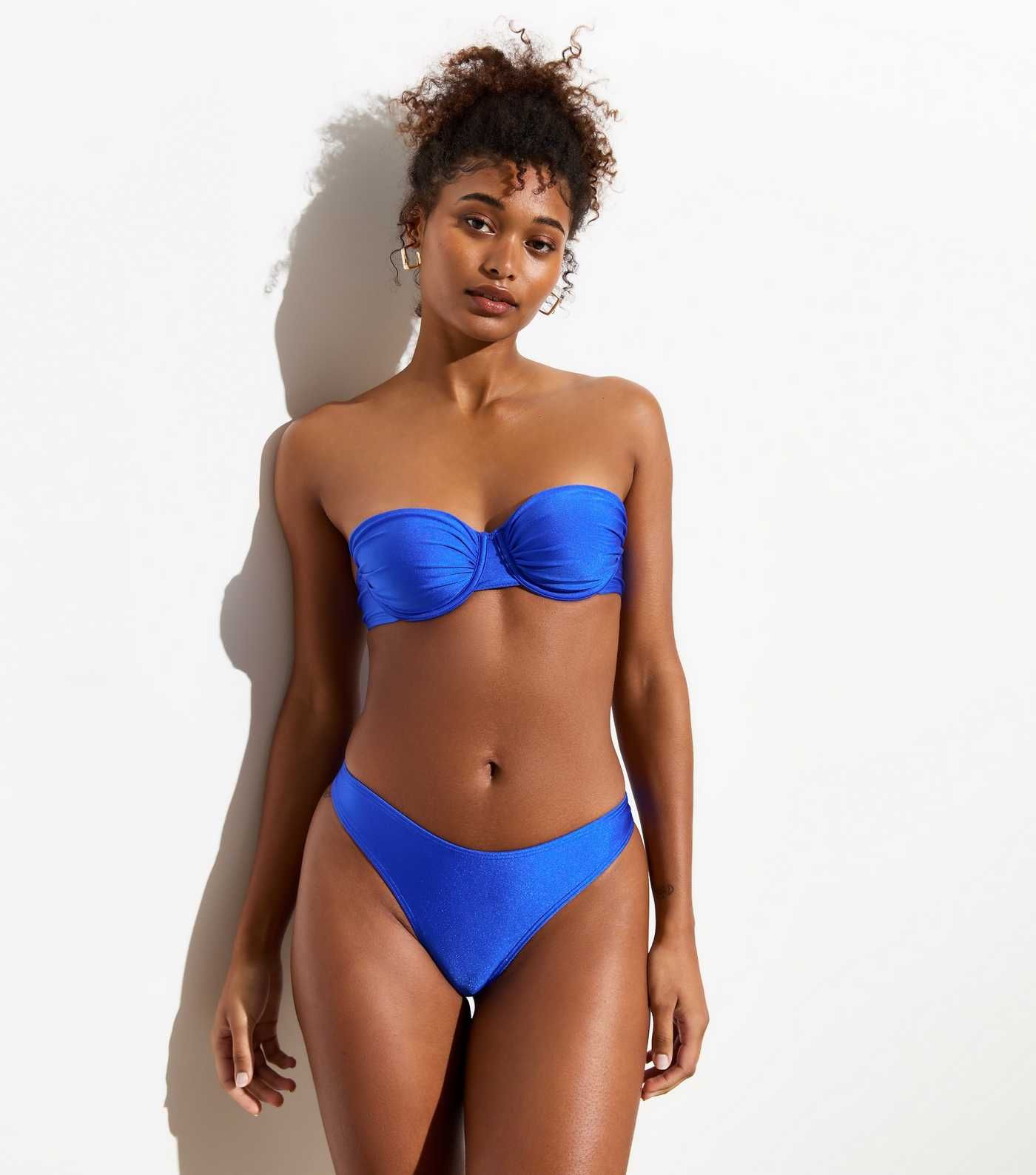 Blue Underwired Multiway Bikini Top | New Look | New Look (UK)