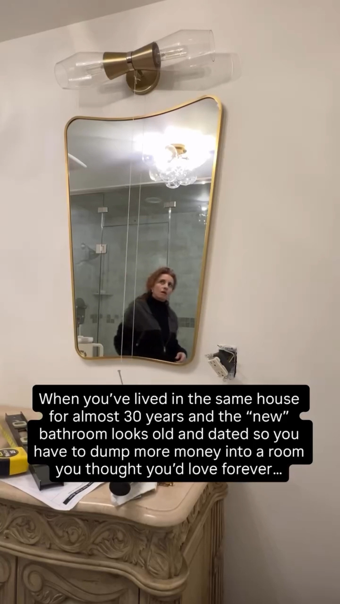 Good thing we have two other bathrooms we can use because this bathroom remodel is taking FOREVER and a day to finish. 

Follow to see all the behind the scene updates. 

#foreverhome #viralreels❤️ #masterbathroom

#LTKOver40 #LTKstorytime #LTKHome