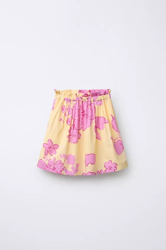 FLORAL MIDI SKIRT | Zara US