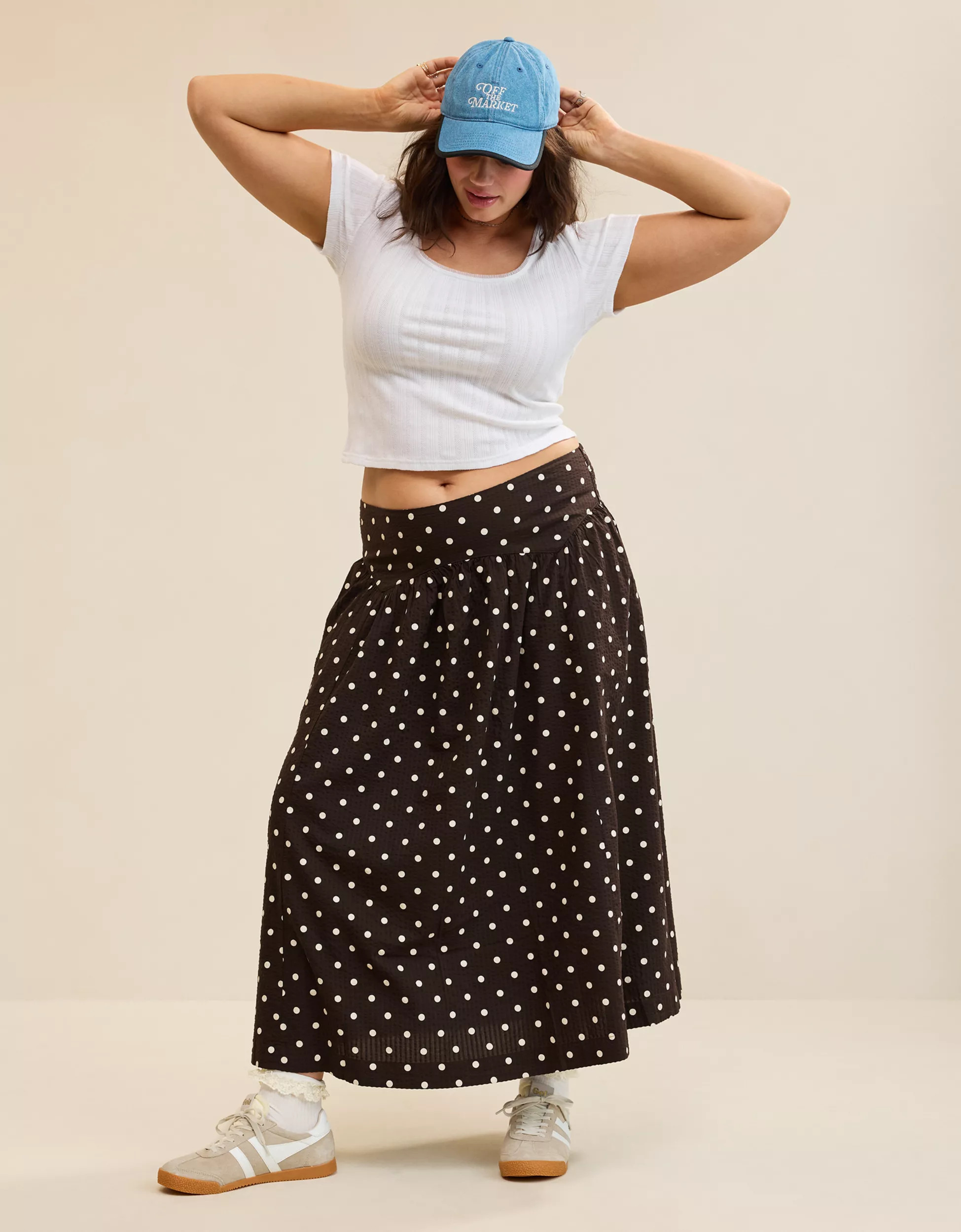 Aerie Seersucker Midaxi Skirt | American Eagle Outfitters (US & CA)