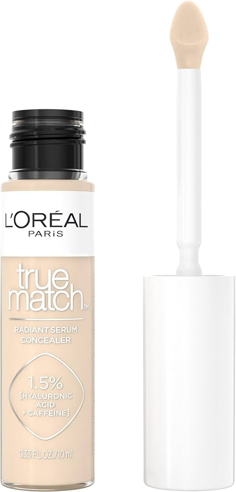 L’Oréal Paris True Match Radiant Serum Concealer, Brightening Under Eye Concealer Make Up with... | Amazon (US)